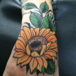 sunflower hand Tattoo, sunflower Tattoo For women, womans sunflower Tattoo, sunflower Tattoo For woman, sunflower Tattoo, Small womens Tattoo, Sunflower Tattoo