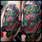 Tattoo Ideas, Traditional Tattoos, grenade Tattoo, Tattoo Inspiration, Google Search, grenade Tattoos, Traditional snake Tattoo, grenadeTattoo