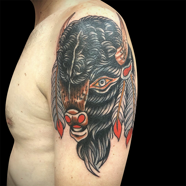 Bison Tattoos Symbolism Meanings  More